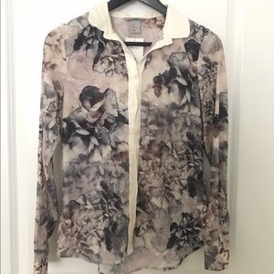 H&M button up blouse